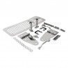 Kit accessoires de capot (78-95) Acier Inox