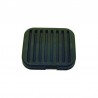 Rubber brake pedal & embr. (57-86)