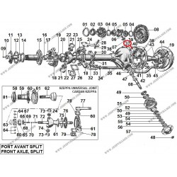 FRONT AXLE & REAR SPLIT GASKET