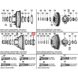 BANJO REAR WHEEL BEARING DEFLECTOR