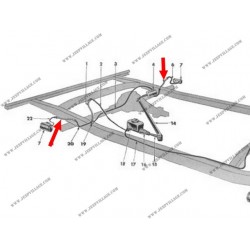 FRONT BRAKE HOSE - SHORT