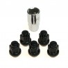 Anti-theft nuts 1/2 - Black