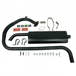 Kit Echappement Ovale Complet – Réf. WOA6118K – Jeep Willys / Ford GPW