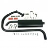 COMPLETE OVAL EXHAUST KIT