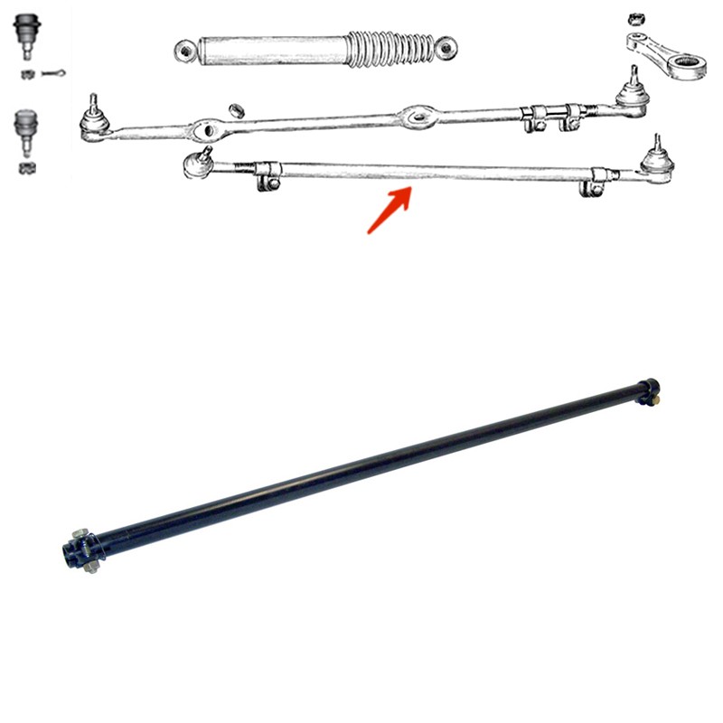 Tube barre accouplement - TJ (97-06)