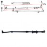 Complete steering bar - TJ (97-06)