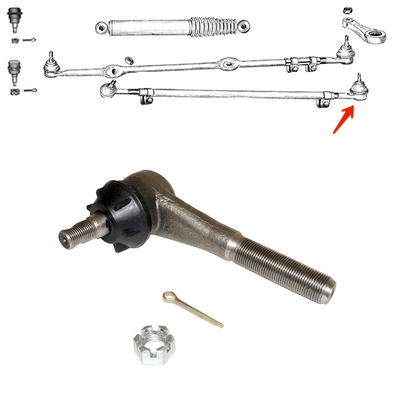 Rotule barre accouplement Gauche - TJ (97-06)