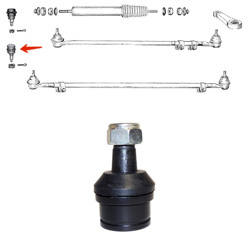 Rotule pivot inférieur - CJ6 (72-75)