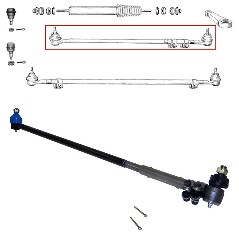 Complete steering bar - CJ8 (1981)